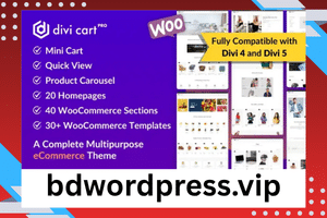 Divi Cart Pro WooCommerce Theme