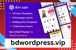 Divi Cart WooCommerce Child